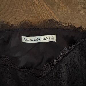Abercrombie & Fitch Elegant Black Lace Blouse
